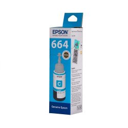 Epson Ink Bottle T664 Cyan